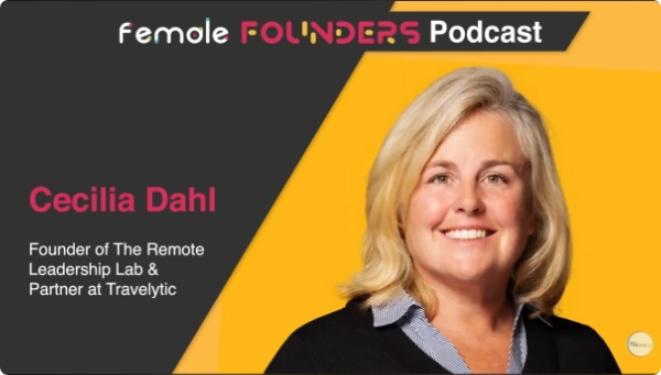 Cecilia Dahl featured on the Female Founders Podcast